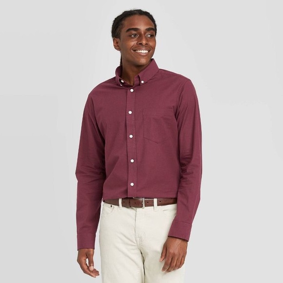 Goodfellow & Co Other - GOODFELLOW | Burgundy Long Sleeve Button Down